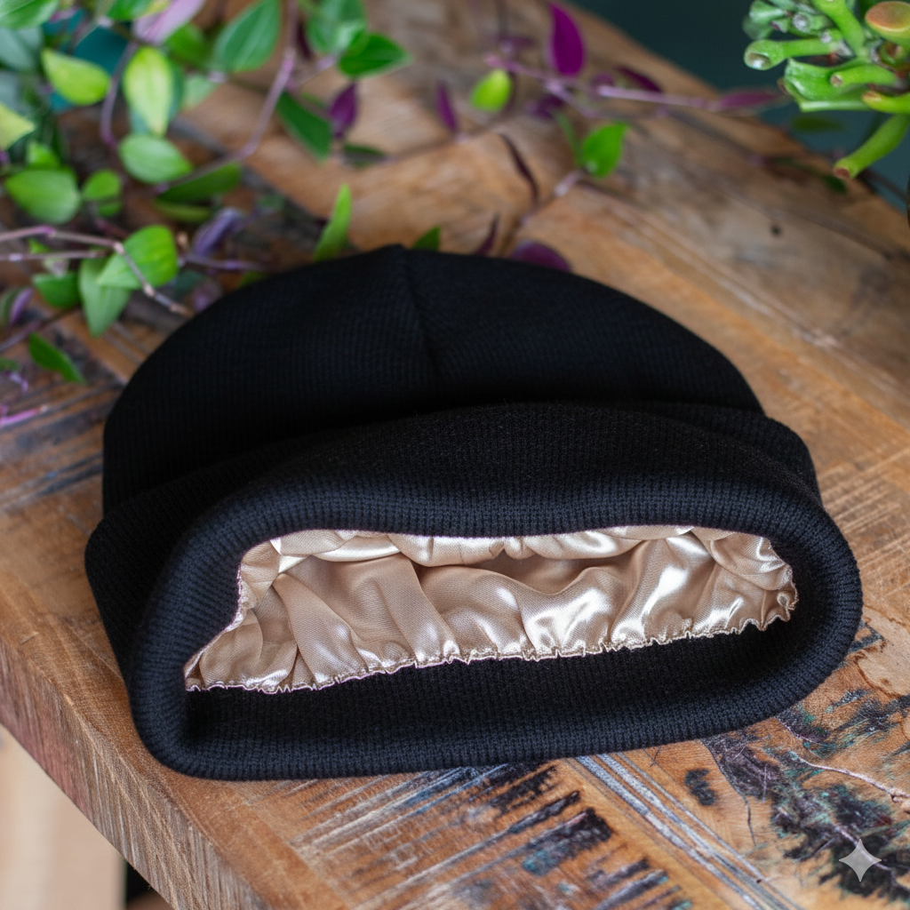 GlamAura Velours Beanie