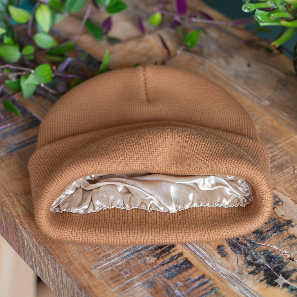 GlamAura Velours Beanie