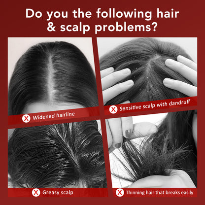 GlamAura scalp Massage Comb