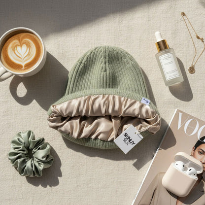 GlamAura Velours Beanie